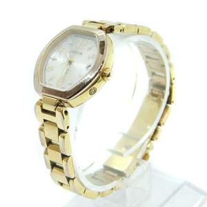 CITIZEN クロスシー XC 腕時計 アナログ ソーラー電池 エコドライブ 3針 カレンダー ゴールド色