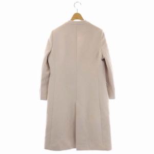 ANAYI 19AW ライトビーバー Vカラーコート アウター ロング 総裏地 38 ライトピンク