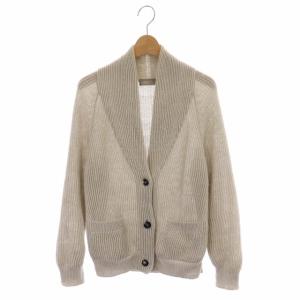 20SS CHUNKY LINEN リネン カーディガン Vネック 長袖 2 ライトベージュ