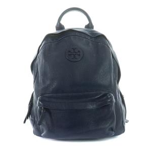 リュックサック デイパック レザー 紺 ネイビー