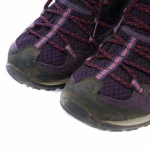 Columbia セイバーミッド アウトドライ Saber IV Mid OutDry トレッキングシューズ シューズ 25cm 紫 パープル