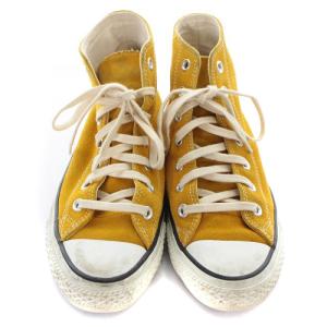 CONVERSE REACT オールスター スエード ハイカットスニーカー 24.5cm マスタード