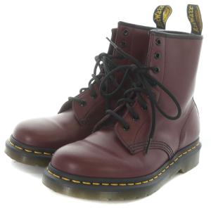 Dr.Martens ワークブーツ ショート レザー 8ホールブーツ UK5 24ccm ボルドー