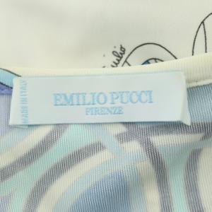Emilio Pucci 総柄チュニック 長袖 プルオーバー ロゴ I42 マルチカラー