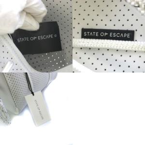 STATE OF ESCAPE Ron Herman取り扱い PREQUEL S 2wayバッグ ネオプレン ホワイト