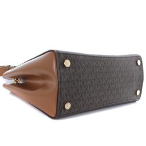 MICHAEL KORS ハンドバッグ ショルダーバッグ 2way MK柄 茶色 ブラウン