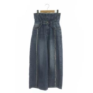 21SS WAIST CONVERSION DENIM デニムパンツ ジーンズ ワイド ハイウエスト ボタンフライ ジップ
