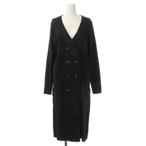 Ameri VINTAGE GLITTER 2WAY DOUBLE JACKET DRESS GLITTER SNAP SLIT KNIT PANTS