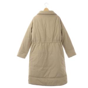 Barbour FIRTH SHOWERPROOF 中綿コート ジップアップ スタンドカラー ロゴ刺繍 6 ベージュ