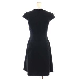 TOCCA 19AW STORYドレス ワンピース ノースリーブ ひざ丈 00 黒 ブラック