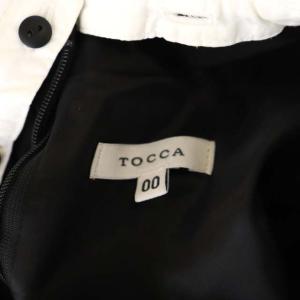 TOCCA 19AW STORYドレス ワンピース ノースリーブ ひざ丈 00 黒 ブラック