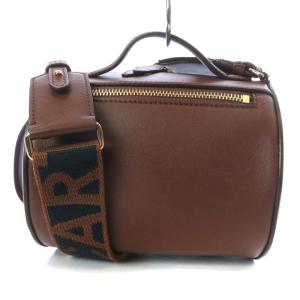 STELLA McCARTNEY ワンハンドル ショルダーバッグ 2way フェイクレザー 茶