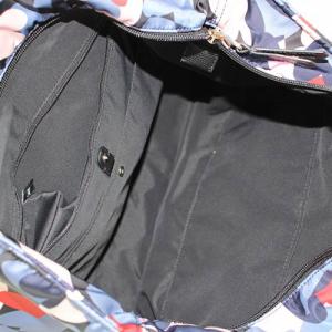 kate spade new york トートバッグ ハート柄 ナイロン 黒 ブラック ピンク 紺 ネイビー