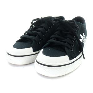 adidas NIZZA TREFOIL W ニッツァ トレフォイル スニーカー 24cm 黒 ブラック EF1878