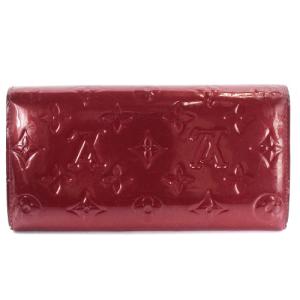LOUIS VUITTON ヴェルニ ポルトフォイユ サラ ポムダムール 長財布 二つ折り 赤 レッド M93530