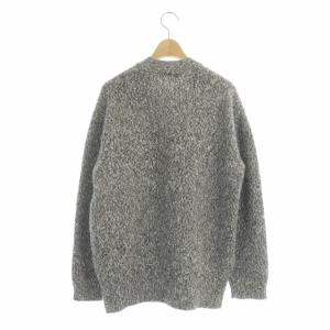 Drawer 5Gウールカシミヤ 天竺編み Vネックカーディガン ニット 長袖 ブラウン オフホワイト モカ