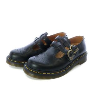 MARY JANE ダブルストラップシューズ マニッシュシューズ レザー UK5 24cm 黒 ブラック 12916001