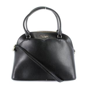 ハンドバッグ ショルダーバッグ 2way レザー 黒 ブラック