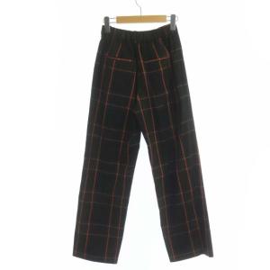 Ameri VINTAGE 21AW CHEERFUL CHECK PANTS テーパードパンツ チェック M カーキ オレンジ マルチカラー