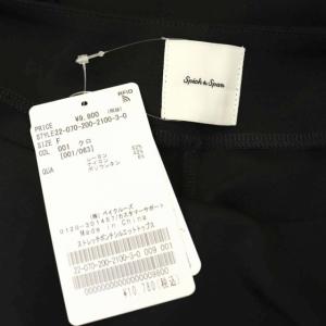 Spick&Span 22AW ストレッチポンチシルエットトップス ブラウス 長袖 プルオーバー 黒 ブラック