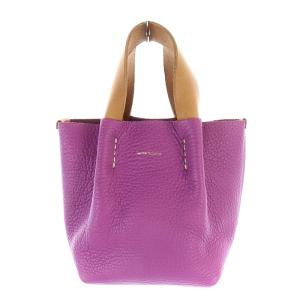 Hender Scheme Piano Bag Small ハンドバッグ レザー 紫 パープル