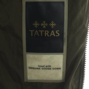 TATRAS POLITEAMA ダウンコート フード付き ジップアップ ナイロン 02 ブラウン