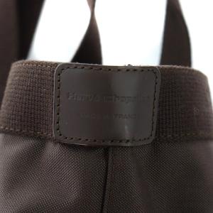 Hervé Chapelier コーデュラ舟型M トートバッグ ブラウン