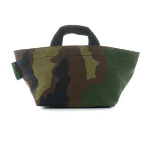 Hervé Chapelier 舟型トートS トートバッグ カモフラ ナイロン カーキ 901W