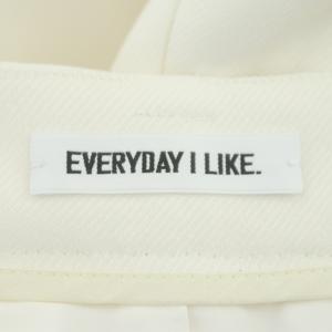 EVERYDAY I LIKE 21SS Croppedパンツ テーパードパンツ スラックス 38 白 ホワイト
