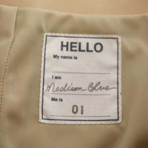 MADISONBLUE RUM NUBUCK FRINGE PANTS ヌバックレザーフリンジ レザーパンツ クロップド 01 S ベージュ