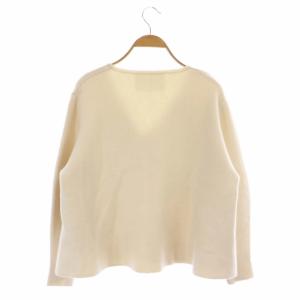 MYLAN 21AW Cashmere V Neck Knit Top Vネックニット カットソー 長袖 プルオーバー オフホワイト