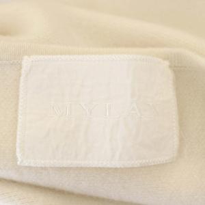 MYLAN 21AW Cashmere V Neck Knit Top Vネックニット カットソー 長袖 プルオーバー オフホワイト