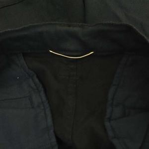 Deuxieme Classe カーゴパンツ テーパード ストレッチ 38 黒 ブラック