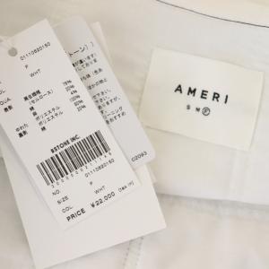 Ameri VINTAGE AMERI 21SS CANELE OVER JACKET 中綿ジャケット アウター ミドル丈 F 白 ホワイト