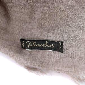 Faliero Sarti ストール カシミヤ混 グレー