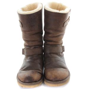 UGG australia ケンジントン ブーツ ミドル ムートン 23cm 茶色 ブラウン 5678