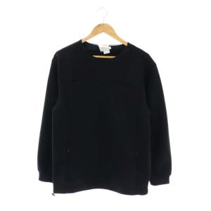 テックニットプルオーバー カットソー 長袖 M ブラック