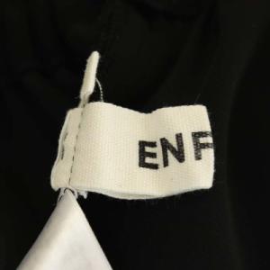 ENFOLD ダブルクロスジョッパーズパンツ テーパードパンツ イージー 36 ブラック