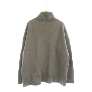 L'Appartement BACK LONG T/N KNIT セーター プルオーバー ウール カシミヤ混 長袖 モカブラウン