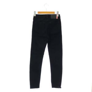 Acne Studios Bla Konst デニムパンツ ジッパーフライ 25 30 黒 ブラック
