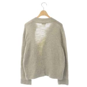 DRIES VAN NOTEN カーディガン カシミヤ混 M グレー イエロー