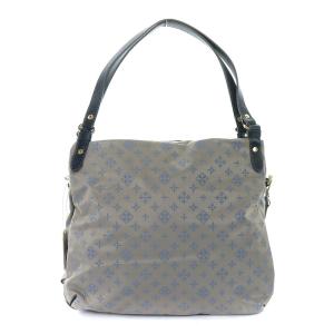 russet トートバッグ ショルダーバッグ 2way モノグラム ナイロン グレー 紺 ネイビー