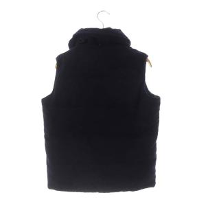 DANTON ビームス別注 ダウンベスト ウールモッサ アウター 34 紺 ネイビー