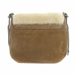 UGG australia ショルダーバッグ トートバッグ ヘリテージ クロスボディ 牛革 羊毛 茶 ブラウン ベージュ 1013771