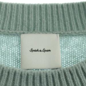 Spick&Span 20AW カシミヤウールクループルオーバー ニット セーター 長袖 スリット F