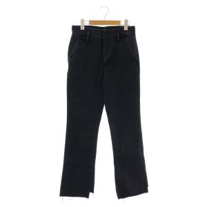 21SS 5 1/2 BEAUTY-LINE スリットデニムパンツ ジーンズ 28 黒 ブラック