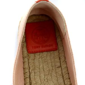 TORY BURCH シューズ ロゴデザイン エスパドリーユ キャンバス 7 24cm ピンク 51148430