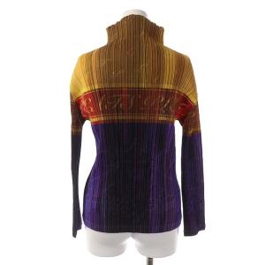 PLEATS PLEASE ISSEY MIYAKE セットアップ プリーツカットソー タイトスカート シャンパン柄 4 2 マルチカラー