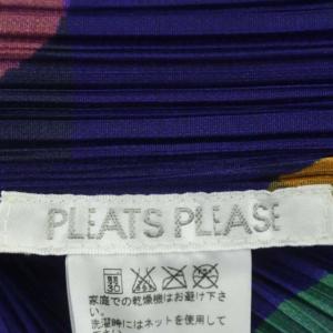 PLEATS PLEASE ISSEY MIYAKE プリーツ ドット トップス カットソー 長袖 3 マルチカラー