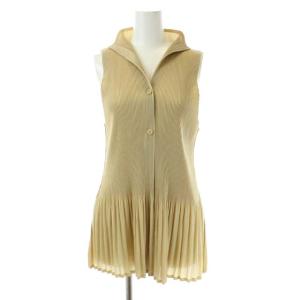 ノースリーブ フレア カットソー 3 ベージュ